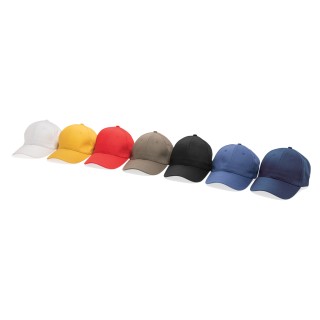 Gorra 6 paneles 280gr de algodón reciclado